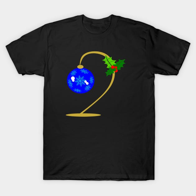 Christmas bauble T-Shirt by artbyluko